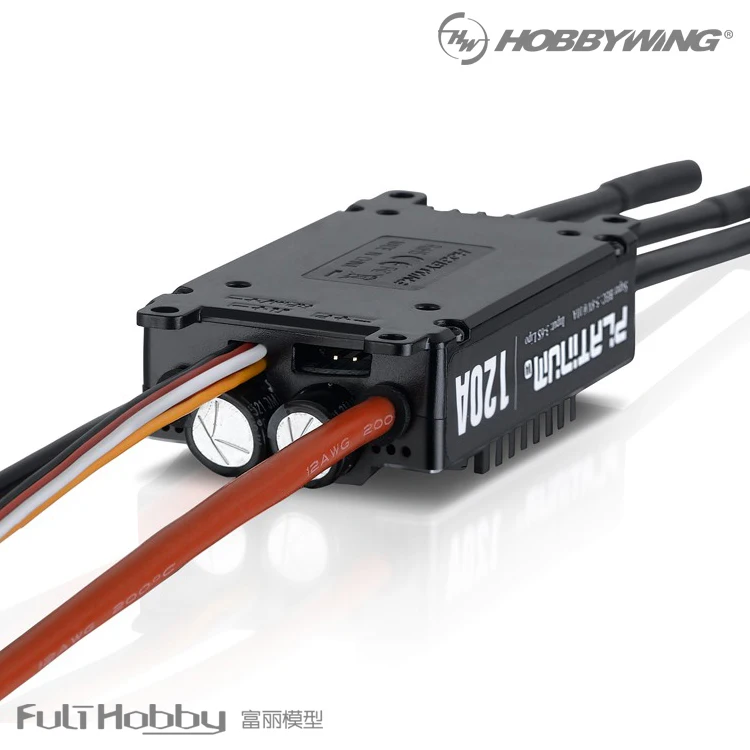 Щеточный электронный регулятор скорости Hobbywing Platinum Pro V4 120A с диагональю экрана 3 6 S