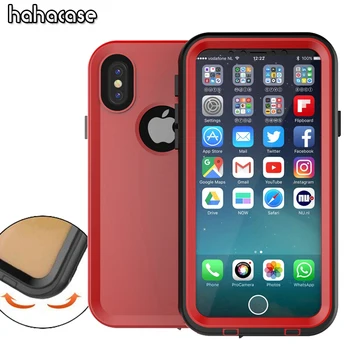 

500pcs Waterproof Shockproof Case For iPhone XS Max XR X 8 7 Plus With Stand Holder Swimming Surfing Underwater 360 Full Cover