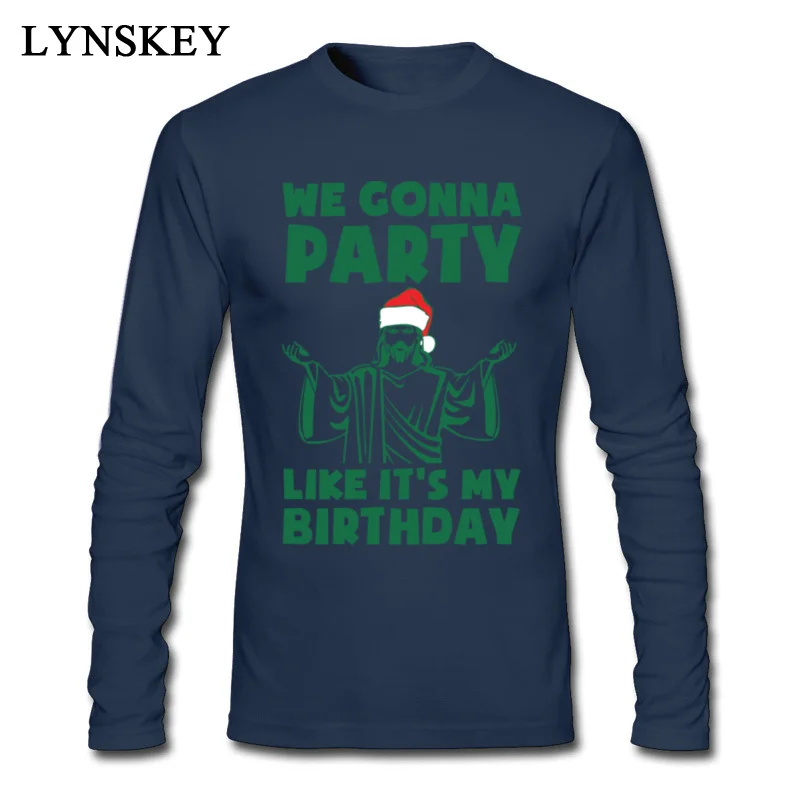 Party Like It s A Christmas Birthday_navy