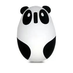 Fffas 95*66*40 мм 2.4 г милые мини белый розовый panda bluetooth беспроводная мышь Перезаряжаемые silent USB порты для ПК батареи подарок