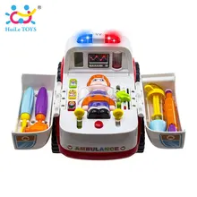 2 – en -1 Ambulancia Vehículo Médico Juguete con Luces y Sonidos