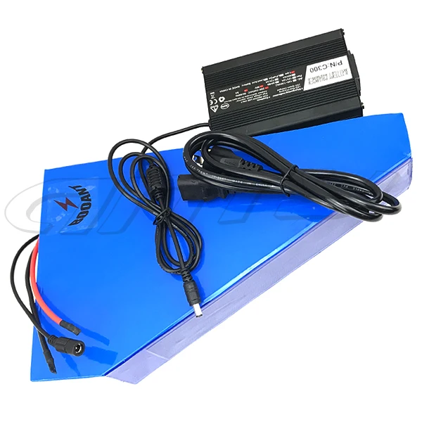 Flash Deal For Panasonic 18650 48V 34Ah Triangle Electric Bicycle Li-ion Battery 48V 1000W 1500W 2000W E-Bike Lithium Battery +5A Charger 5