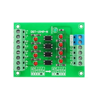 

24V To 5V 4 Channel Optocoupler Isolation Board Isolated Module PLC Signal Level Voltage Converter Board 4Bit