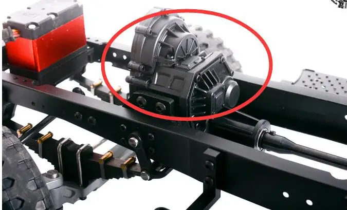 

1/14 1/12 Scale RC Toy Tractor Simulated front-end gear box 1:18.2 Fits CROSS RC 6X6 KKRC Military Beast II Z-K0052 Truck