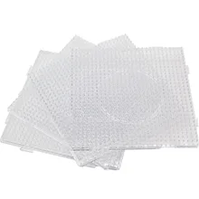 4 шт./компл. 5 мм Хама бусины Pegboard квадратный Форма Perler бисер Диаметр 15 см круг головоломки шаблон для творческие развивающие игрушки