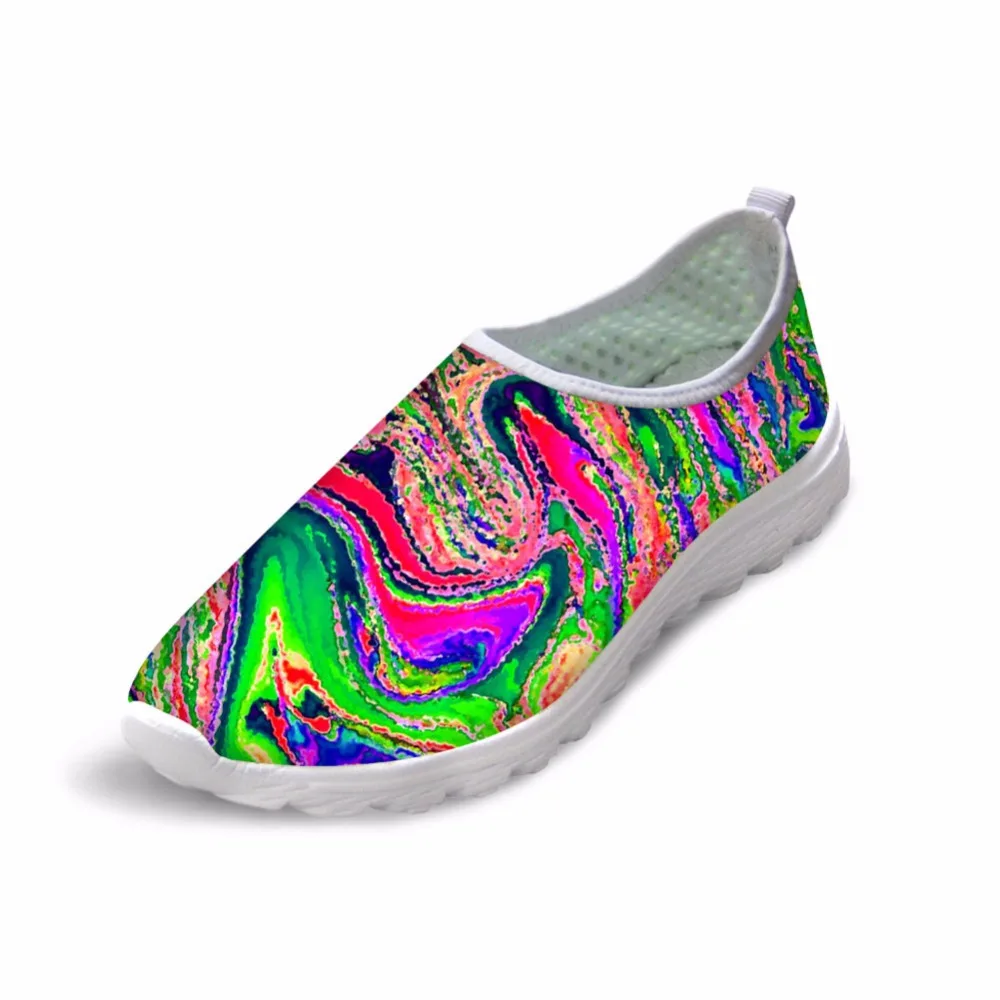 

Noisydesigns lady summer shoes 3D print yellow shoes women mocasines mujer pink shoes women korean flats funny shoes low boots