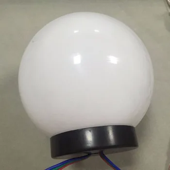 

120mm UCS2903 addressable globe type pixel light;DC24V input;1.68W(7pcs 5050 SMD RGB inside);black base;10pcs a string;IP68