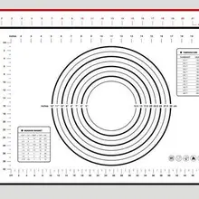Силиконовый Стекловолоконный лист для выпечки рулонное тесто Кондитерские торты коврик-подкладка для выпечки коврик духовка, макароны инструменты для приготовления пищи Кухонные аксессуары