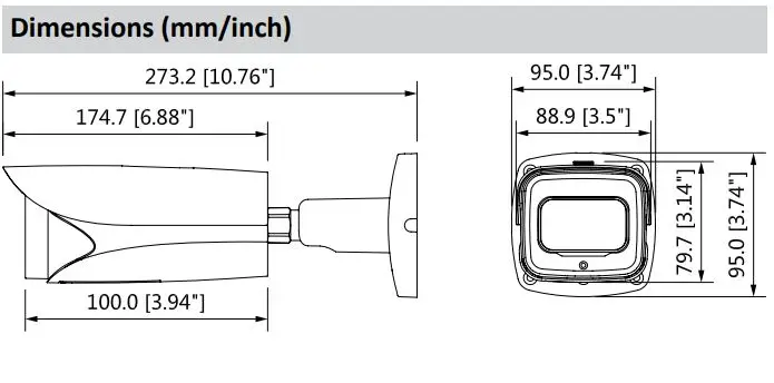 IPC-HFW5431E-ZE 4MP POE IP камера WDR IR Bullet сетевая камера заменить IPC-HFW5431E-Z с зум объективом IR 50 м оригинальная cctv IP cam