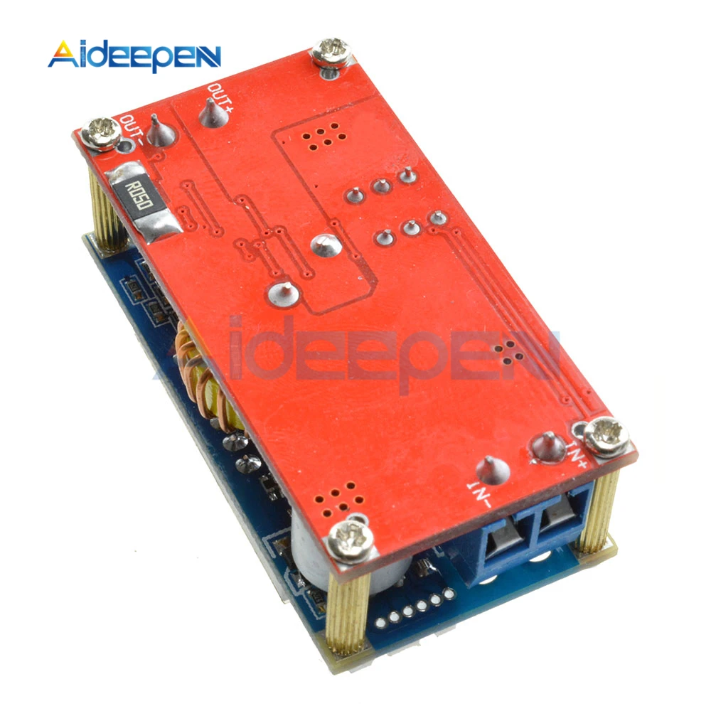 CC/CV понижающий модуль заряда 5A Регулируемая мощность красный синий светодиодный драйвер Вольтметр Амперметр постоянный ток постоянное напряжение