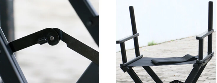 High Aluminum Frame Makeup Artist Director Chair Foldable Outdoor Furniture Lightweight Portable Folding Director Makeup Chair