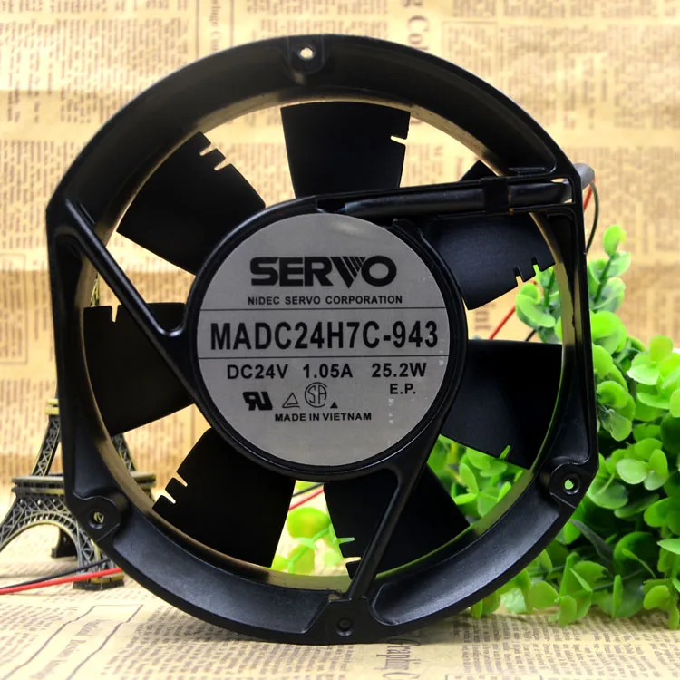 Для серводвигателя Φ 24V 1.05A 25 2 W 17cm Weirken частота MADC24H7C 943 охлаждающий вентилятор|cooling