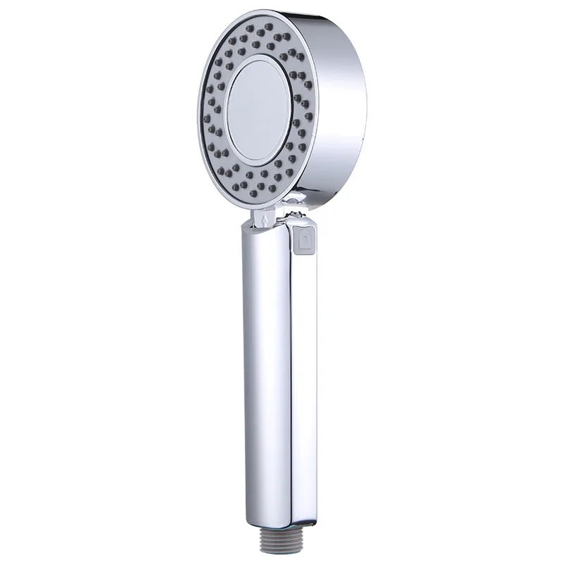 Double sided Water Booster Shower Head Hand held Pressurized Water
