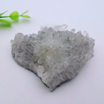 

94g Natural White Crystal Druse Quartz Vug Crystal Cluster Nunatak Decoration Column Point Radiation-resistant Chakra Stone