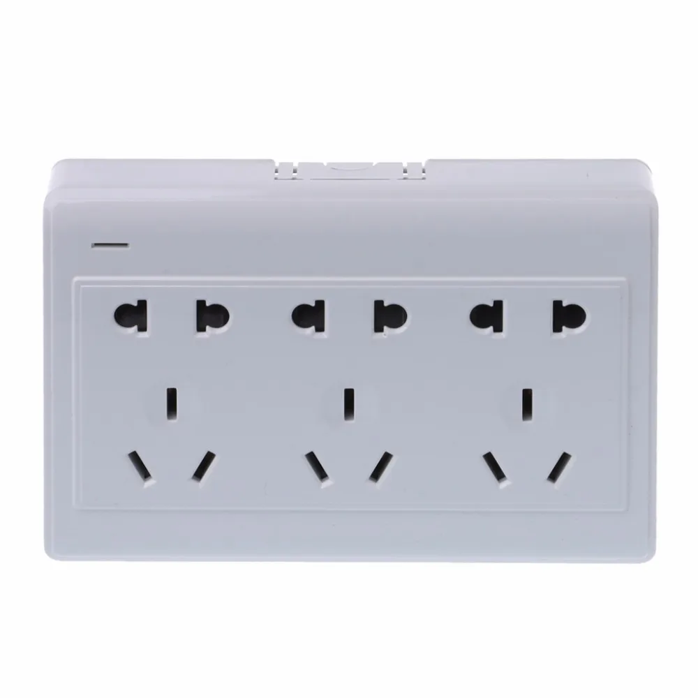 

10A Surface Mounted 15 Poles Triple 2 Pins And 3 Pins AU Shutter Wall Socket