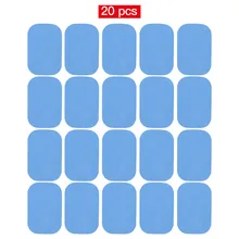 20 шт. 10 шт. гелевые подушечки для EMS, тренажер для похудения, стимулятор мышц бедер, сменный массажер, гелевый пластырь