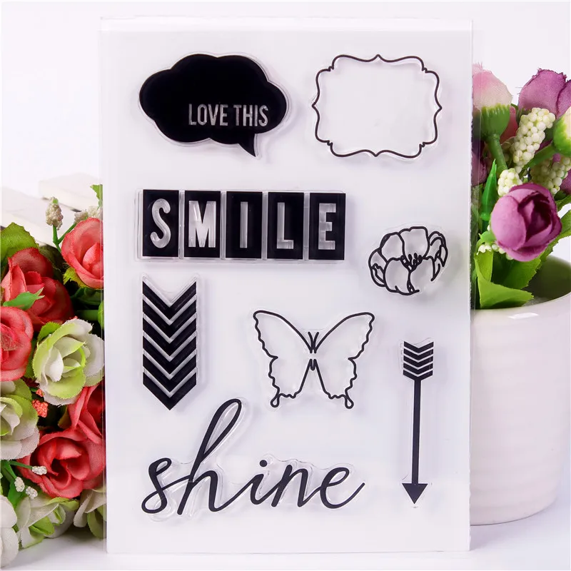 Rubber Silicone Clear Stamps for Scrapbooking Tampons Transparents Seal