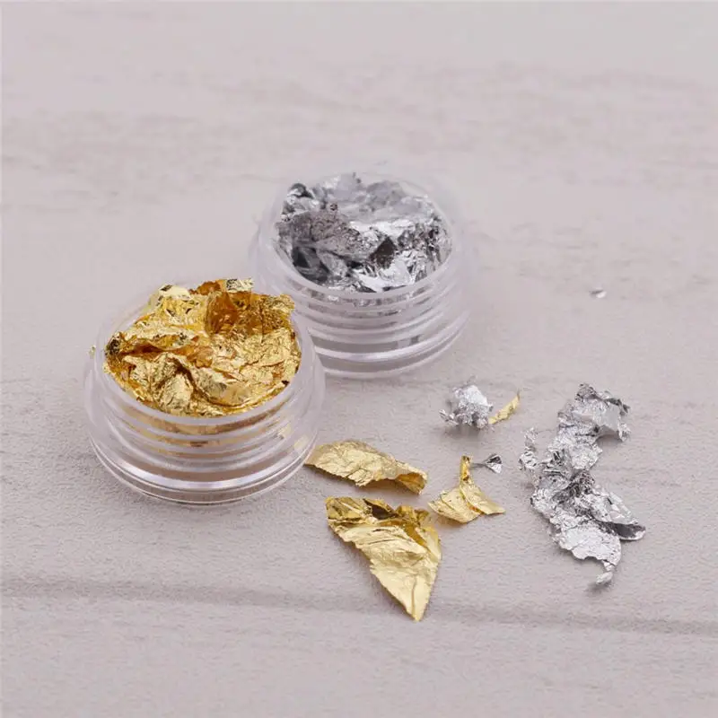 

1 Box Gold Silver Glitter silicone mold filler DIY Foil Paillette Flake jewelry findings