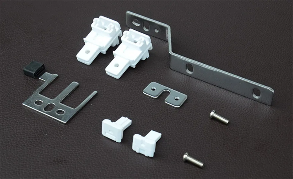 2pcs High Quality Curtain Track flex cars for Dooya xiaomi Smart Home intelligent straight Curtain System Cornice Track Rail-5