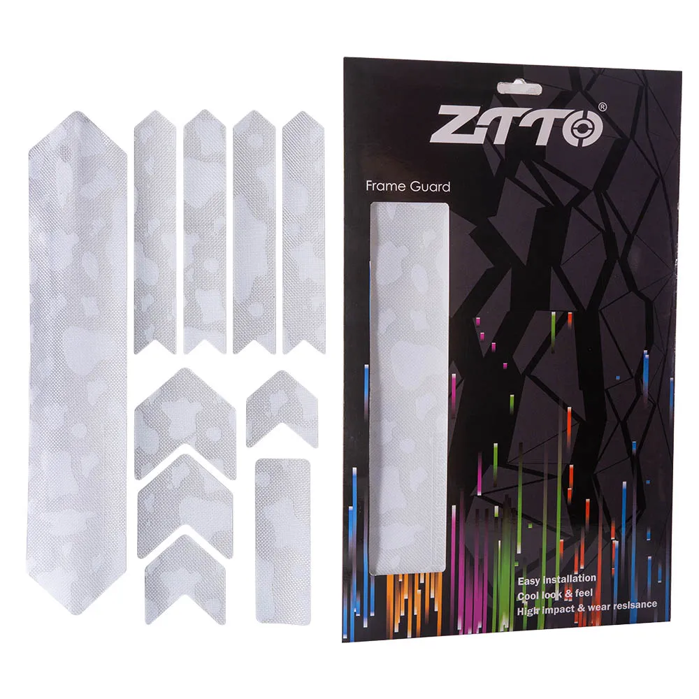 ZTTO 3D MTB велосипедная Рама устойчивая к царапинам защита съемные наклейки горный
