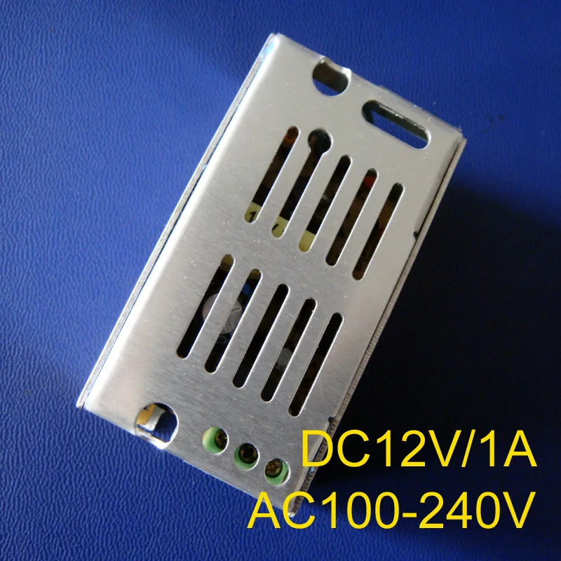 High quality 12V 1A Switching Power Supply,12W led converter,1A 12V power supply,DC12V Adapter CE ROSH free shipping 5pcs/lot