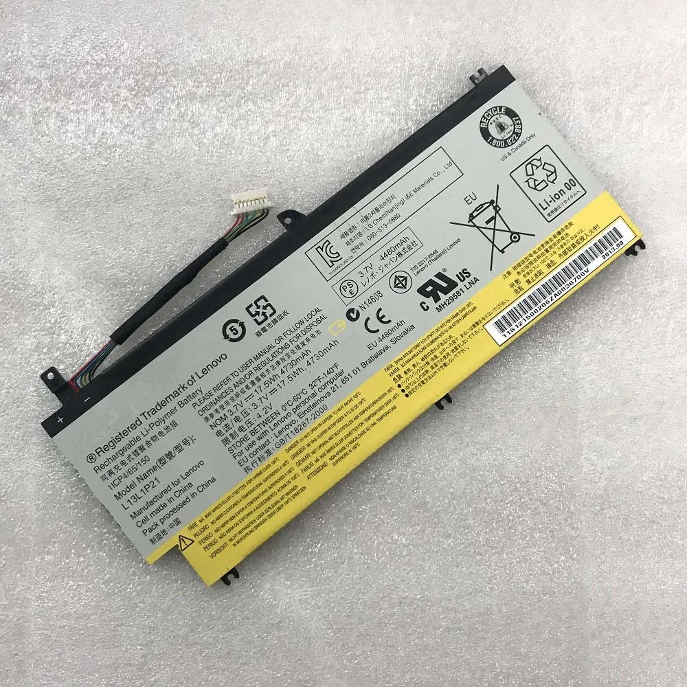 + 7 6 V 17.5Wh новый оригинальный аккумулятор для ноутбука L13L1P21 LENOVO Miix 2-8 L13M1P21
