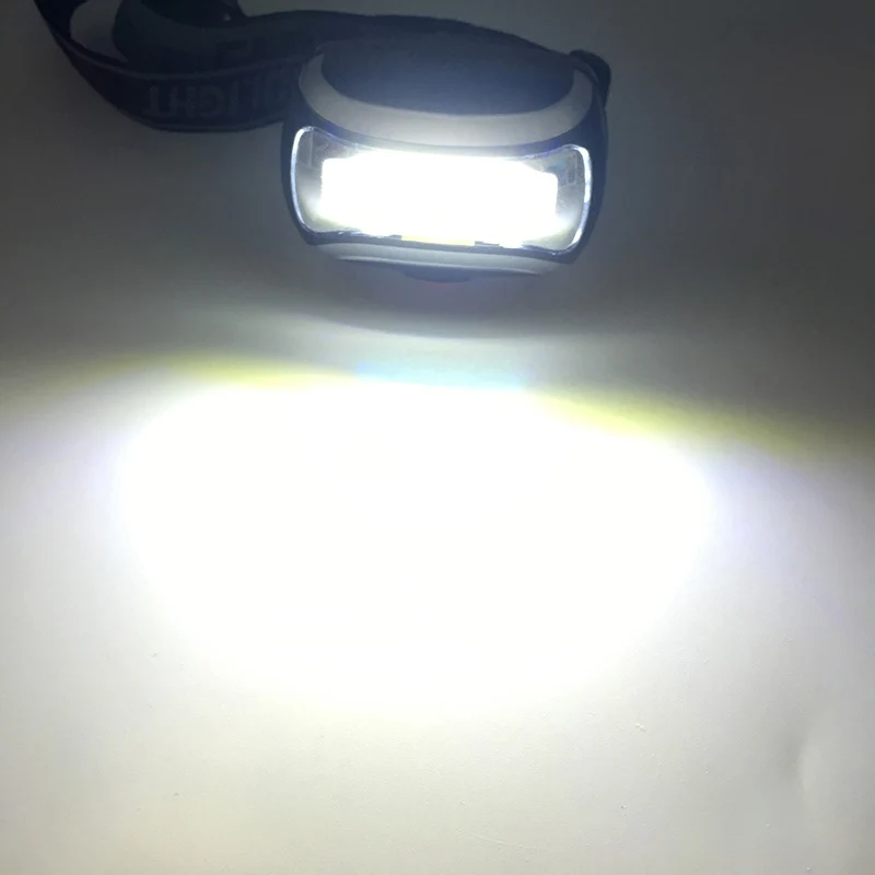 Водонепроницаемый светодиодный мини COB головной светильник для рыбалки на открытом воздухе, кемпинга, верховой езды, светильник с поворотным налобным фонарем, фронтальный фонарь, Прямая поставка