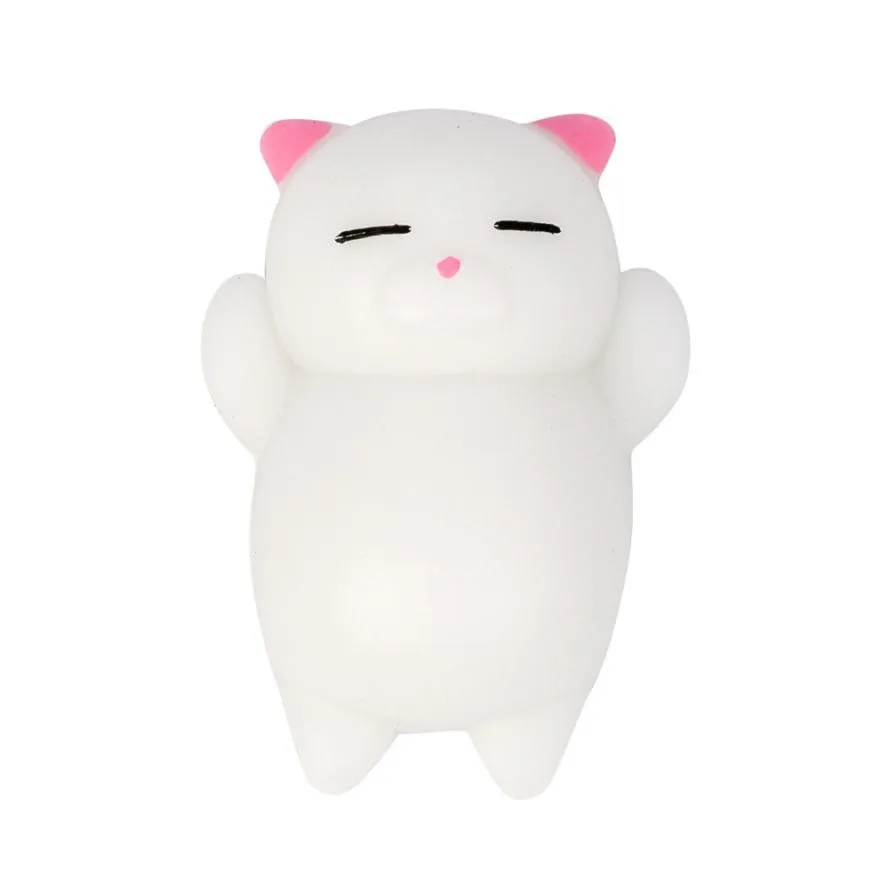 Сжимаемая мягкая милая игрушка Mochi Squishy Cat Squeeze Healing Fun для детей Kawaii снятия стресса