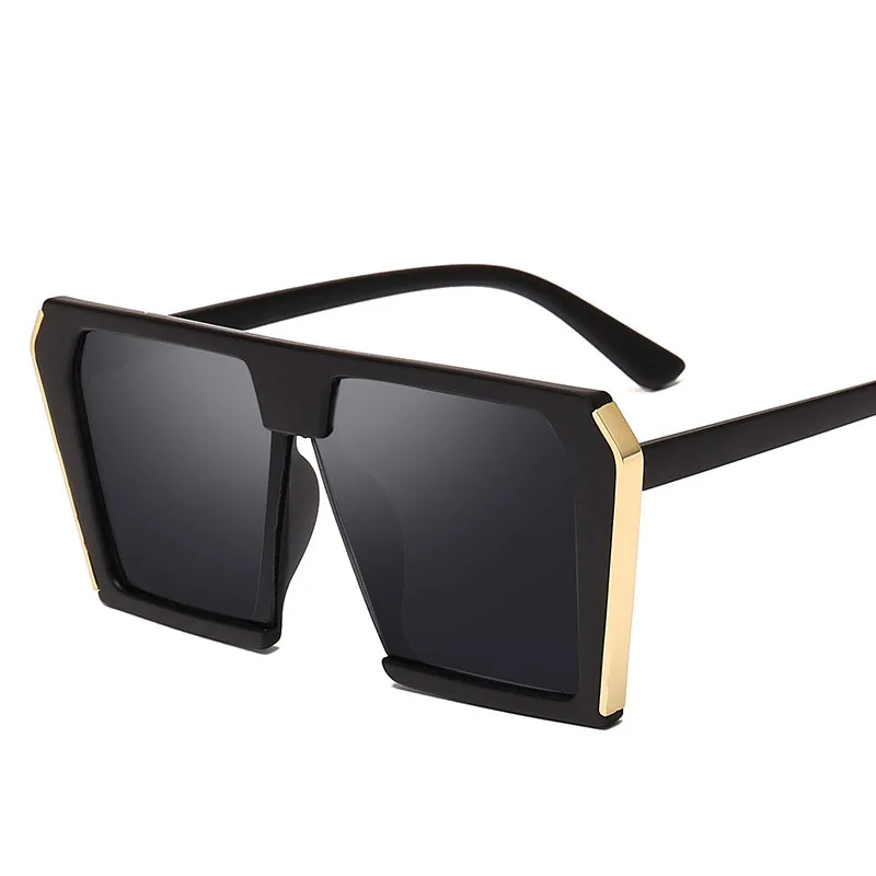 Vintage Big Square Sunglasses Women 2019 Oversized Luxury Brand 90s Fashion Cateye Sun Glasses Female Lady Shades UV400