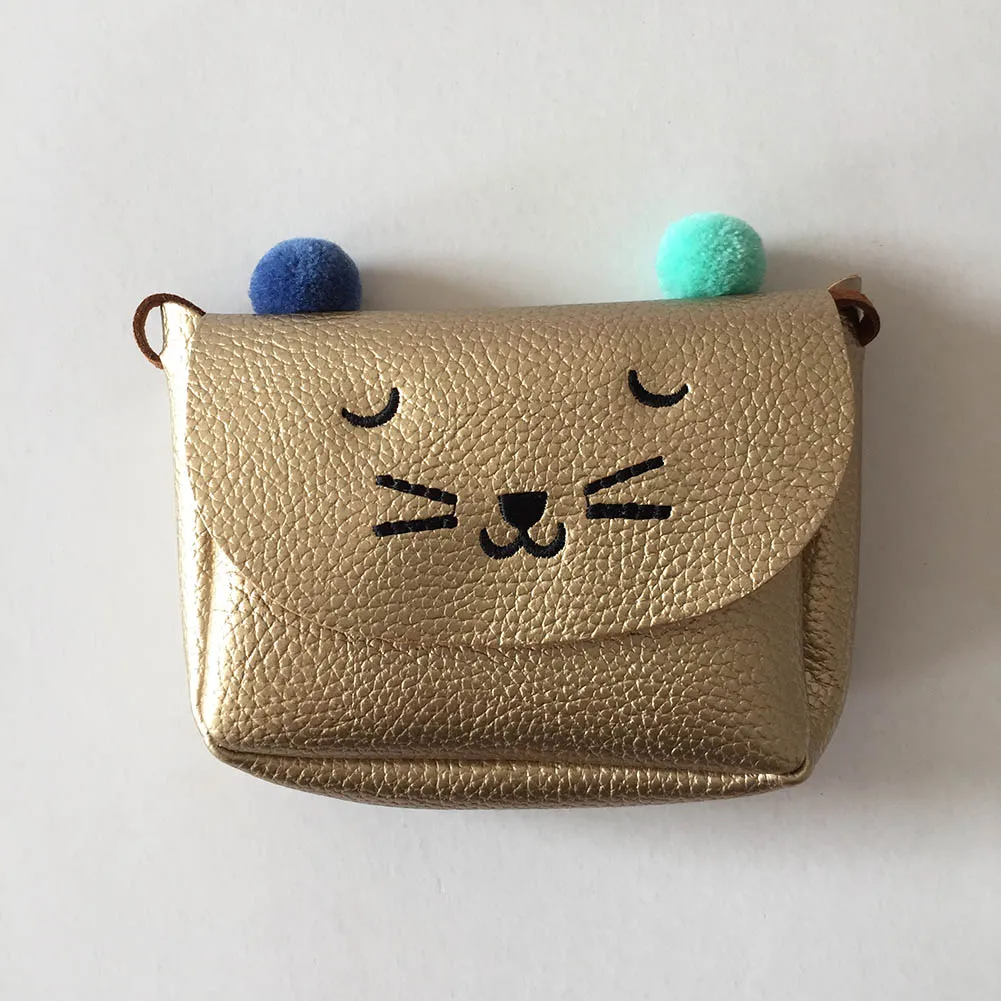 

Cute Kids Girls PU Leather Mini Shoulder Bag Crossbody Cat Print Bags MSJ99