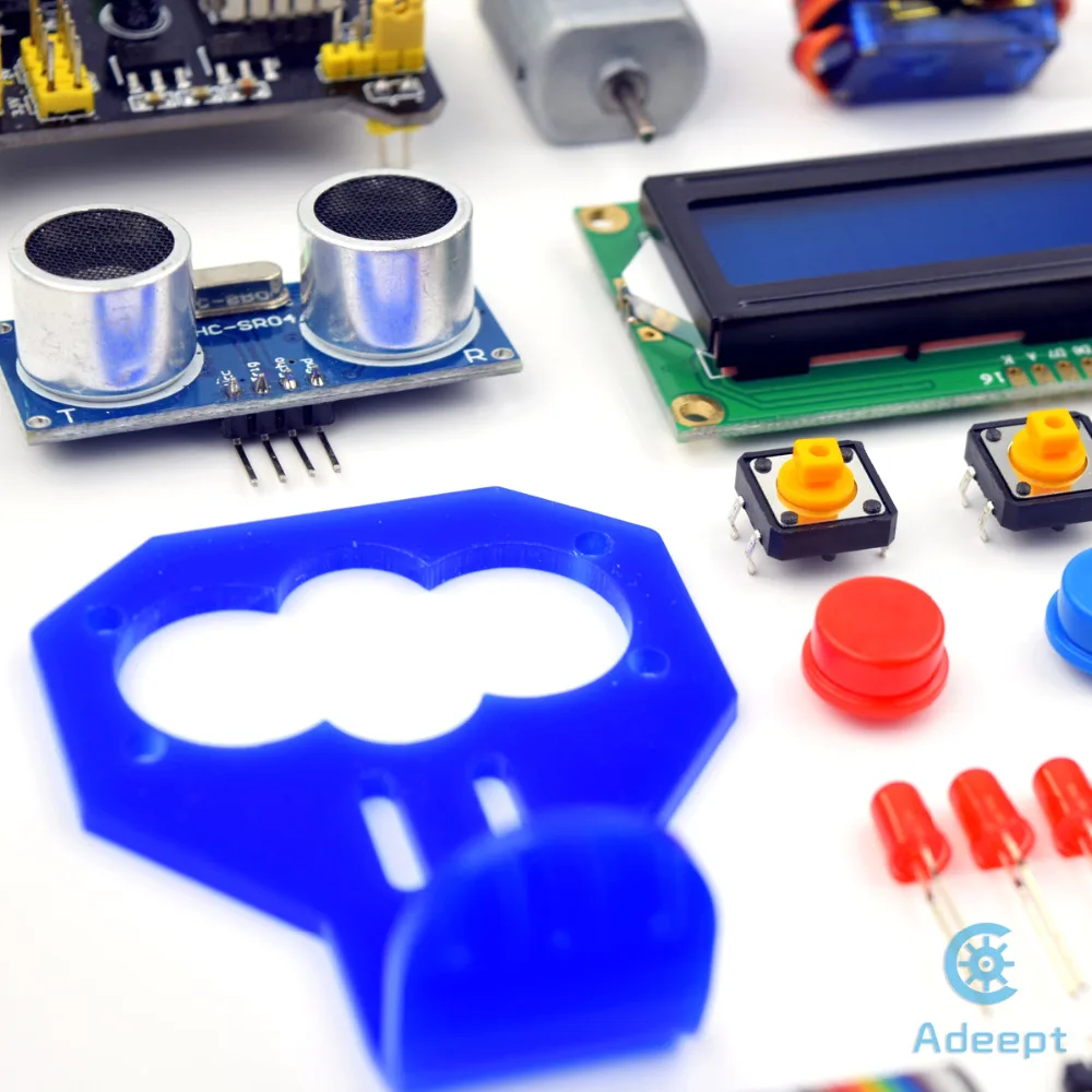 Adeept Новинка DIY Электрический Raspberry Pi 3 ультразвуковой датчик расстояния набор для