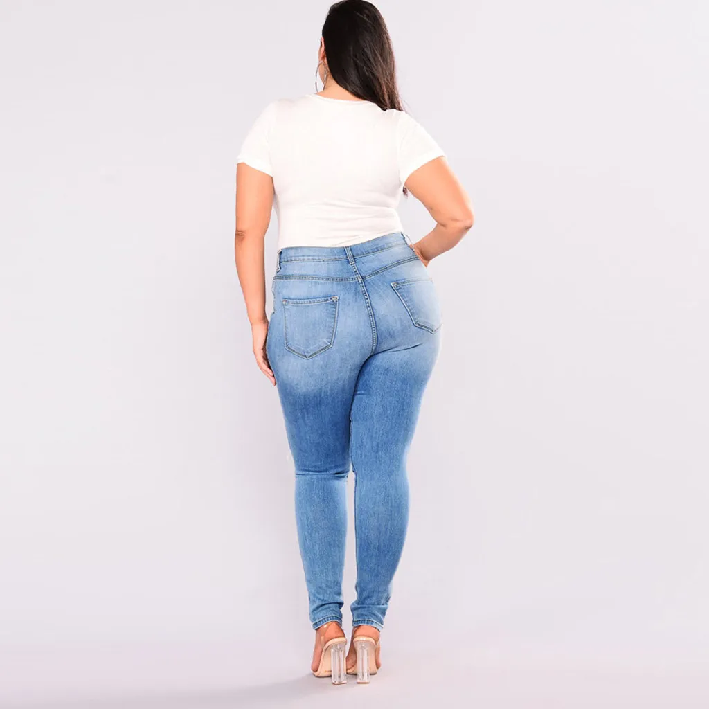 Женские джинсовые брюки женская летняя обувь Повседневное Штаны женские Штаны карман джинсы из денима, тянущиеся Длина джинсы Y605