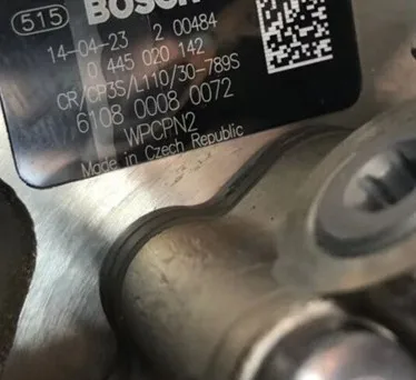 Дизельный Топливный насос с общей рампой 0445020142 для bosch CP3