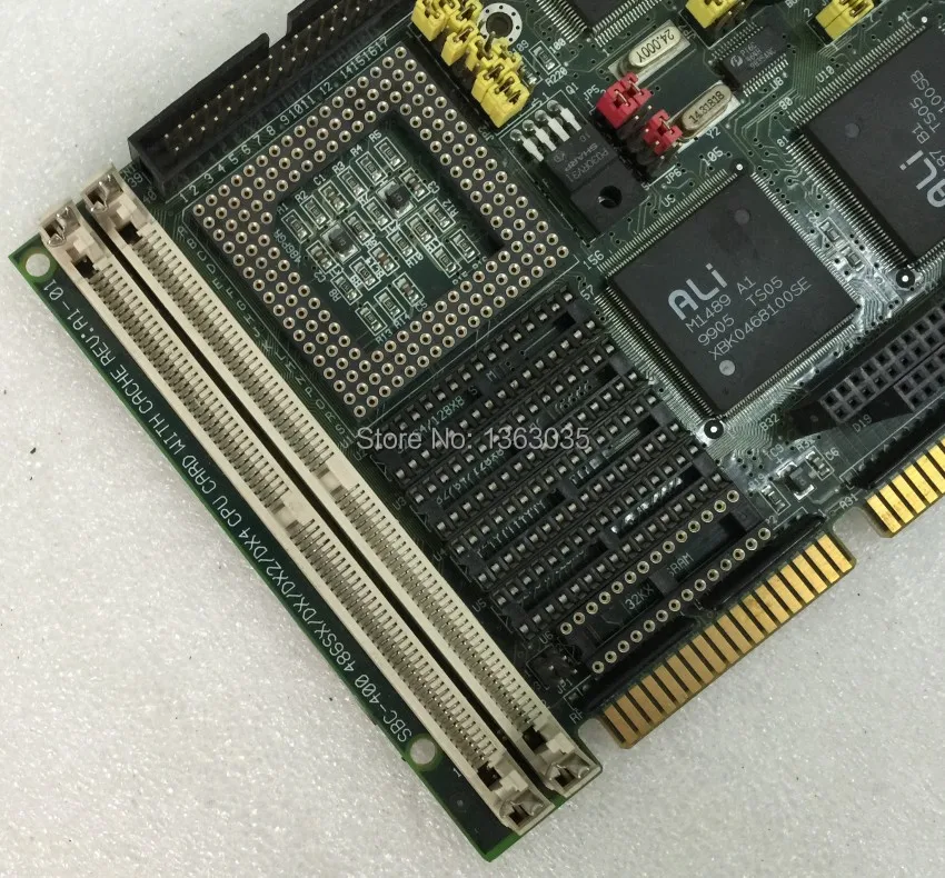 SBC 400 486SX/DX/DX2/DX4 CPU карта с Кэш памятью REV: A1 10 хорошо протестирована|cpu card|card cardrev c |