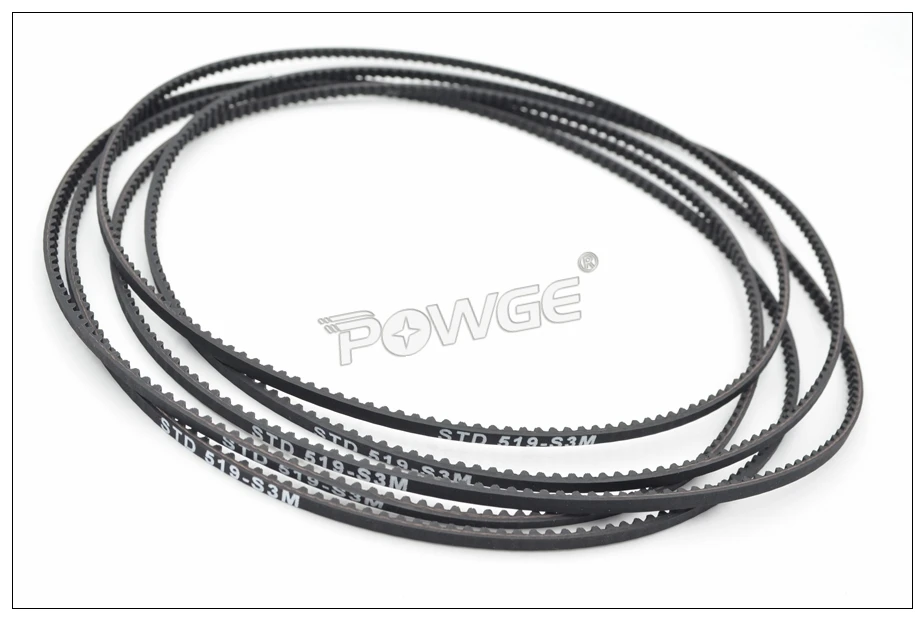 Задний ремень POWGE 510/513/516/519/522/540 мм S3M W = 3 дюйма гоночный Sakura CS Yeah для синхронного