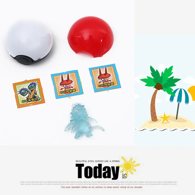 72 шт./лот аниме XY Pikachu Evee PokeBall питомец с кристаллами pokebolas фигурка и наклейки