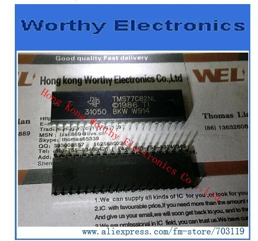 

Free shipping 10pcs/lot TMS77C82NL TMS77C82N TMS77C82 DIP40
