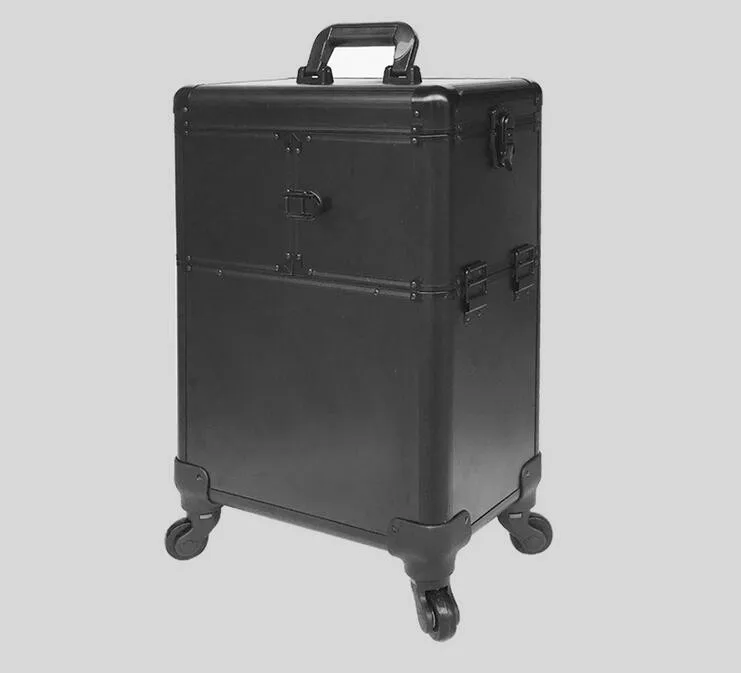 Профессональная маникюр, Полировка Ногтей чемодан для макияжа на колесах организаторов коробка для хранения 58x35x23 см