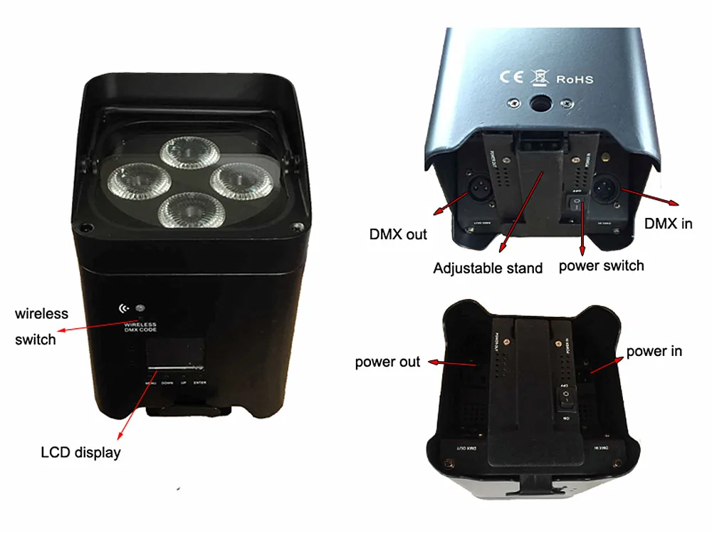 4pcs battery par05