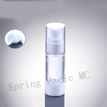 

30ML Clear Perfume Vacuum Bottle,Foundation/Eye Cream pump Empty Vial,Portable Cosmetic Container Plastic Sprayer Airless Bottle