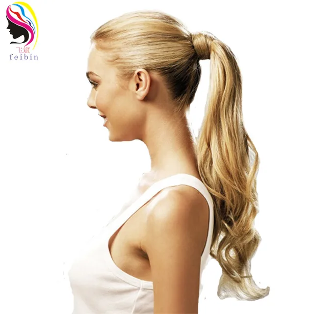 Feibin Synthetic Tie on Ponytail Hair Extensions For Women Tail