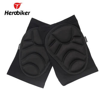 

HEROBIKER Motorcycle Knee Protector Motorbike Moto Knee Brace Motorcycle Protective Kneepad Knee Support Protective Gear Guards