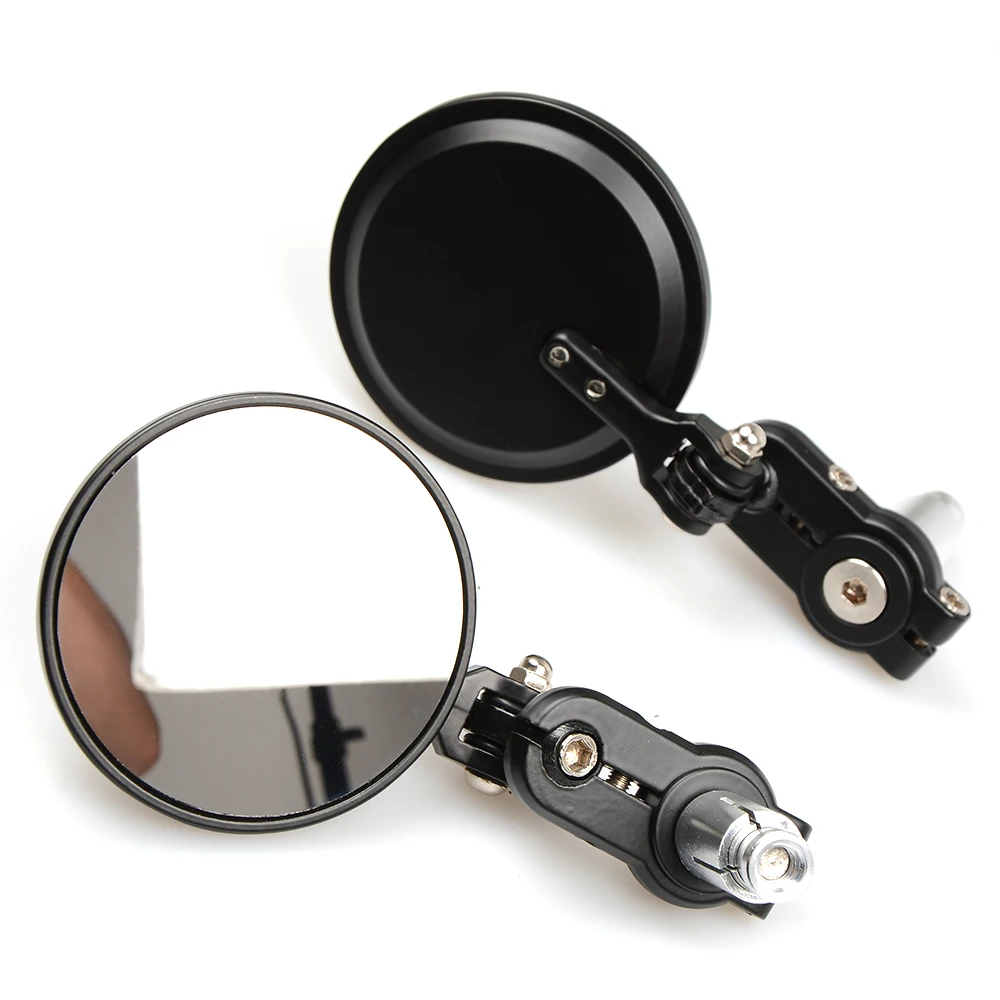 Motorcycle Universal CNC Aluminum Rear View 3" Handle Bar End 7/22" Mirrors for BMW K1200R K1200R SPORT K1200S R1200R R1200RT