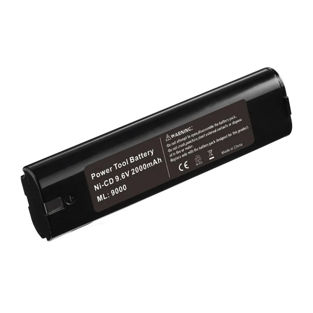 

Universal 9.6V Power Tools Battery 2.0Ah/3.0Ah NI-CD/NI-MH Batteries ML9000 Suitable for Makita Durable Rechargeable Battery