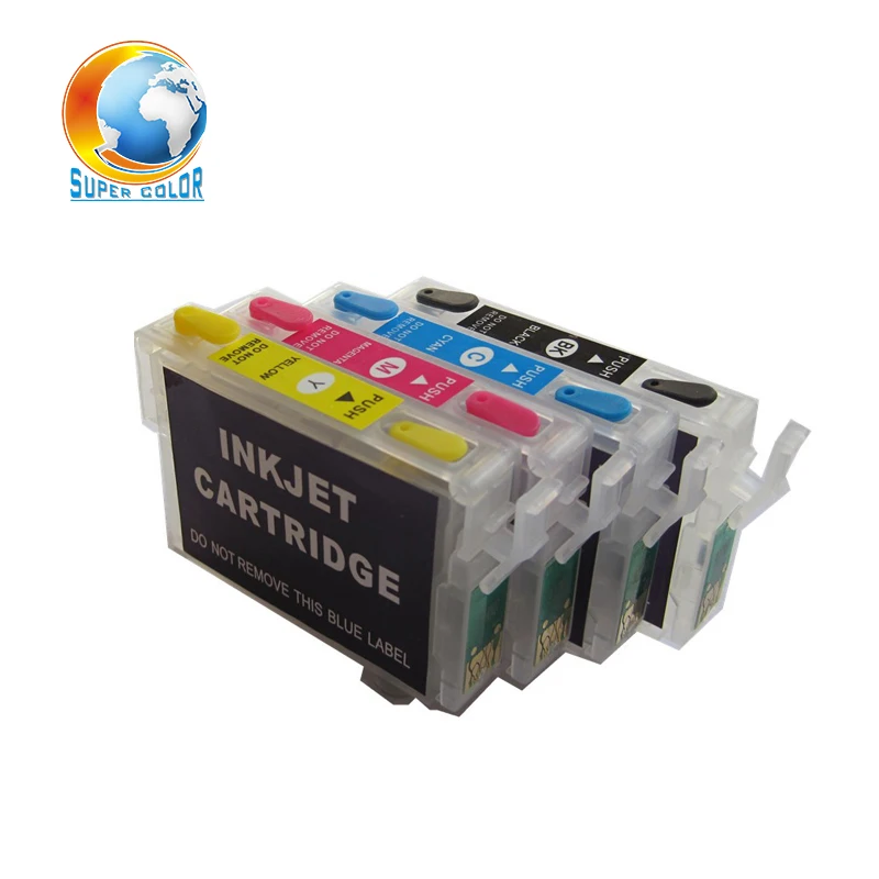 Free shipping t1331 desktop printer for EPSON TX120 TX420W refillable ink cartridge With