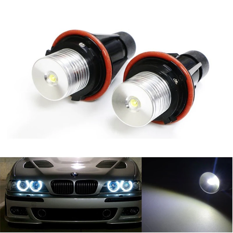 

Inlink 2 x LED Angel Eyes White Lights Bulb For BMW E39 E53 E60 E61 X3