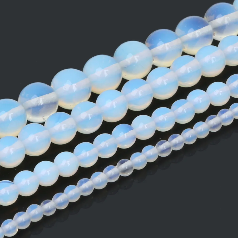 4/6/8/10mm Synthesis Opal Beads Round Loose Beads Natural Stone Beads