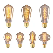 220 V-240 V Эдисон E27 подвесной светильник в стиле ретро Винтаж светильник лампочка Incande новогоднее; рождественское украшения для рождественские украшения для дома/D