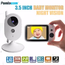 303A Детский Монитор 3,2 дюймов беспроводной видео цветной Детский Монитор хорошая детская няня, безопасность камера ночного видения музыка