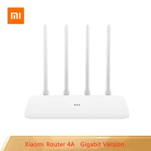 Xiaomi Mi 4А маршрутизатор Gigabit Edition двухъядерный 2,4 ГГц 5 ГГц WiFi 16 Мб rom 128 Мб DDR3 с высоким коэффициентом усиления 4 Антенна управление приложением